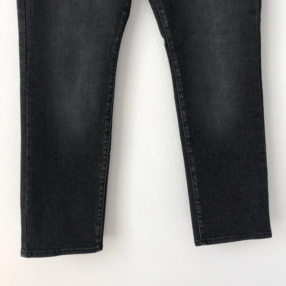 New! Lee Legendary Straight Leg Washed Black Jeans 12 Short